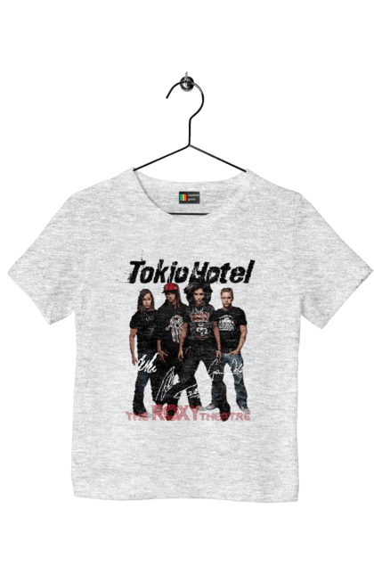 Футболка детская с принтом Tokio Hotel. Tokio hotel, альтернативный рок, группа, музыка, пауэр-поп, поп, поп-рок, рок, электроник-рок. 2070702