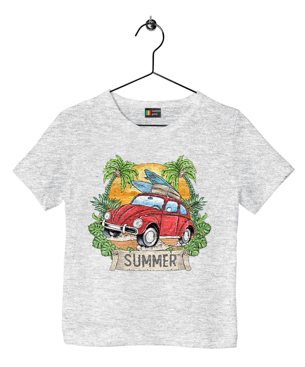 Summer, Car And Palm Trees
