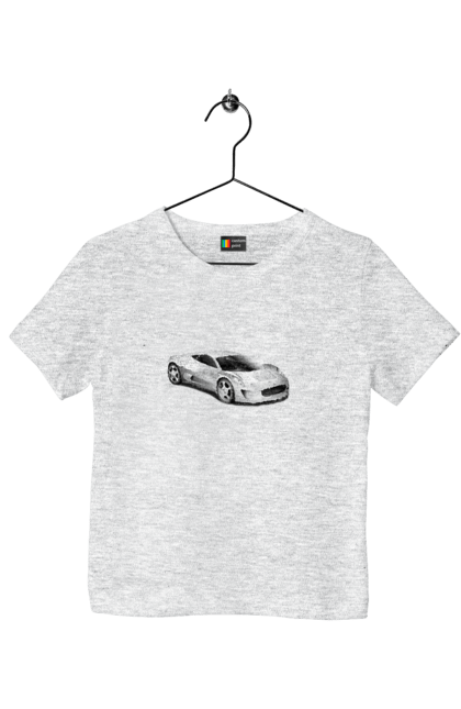 Children's t-shirt with prints Auto.1. Auto, graphics, photo, sports car. 2070702