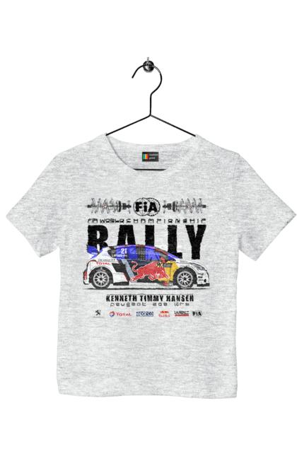 Футболка детская с принтом Red Bull Rally. Rally, red bull, авто, автомобиль, гонка, машина, ралли, ред булл, редбулл, спорт. 2070702