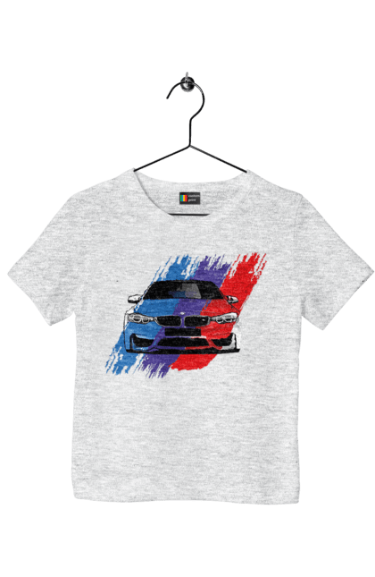 Футболка детская с принтом BMW. Bmw, авто, бмв, бмв фан, фанклуб. 2070702