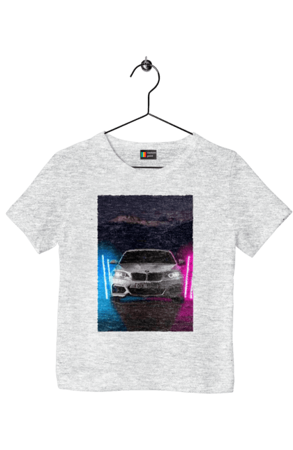 Футболка дитяча з принтом "БЕХА". Беха, в машину, красота, птн пнх, фонарі. 2070702