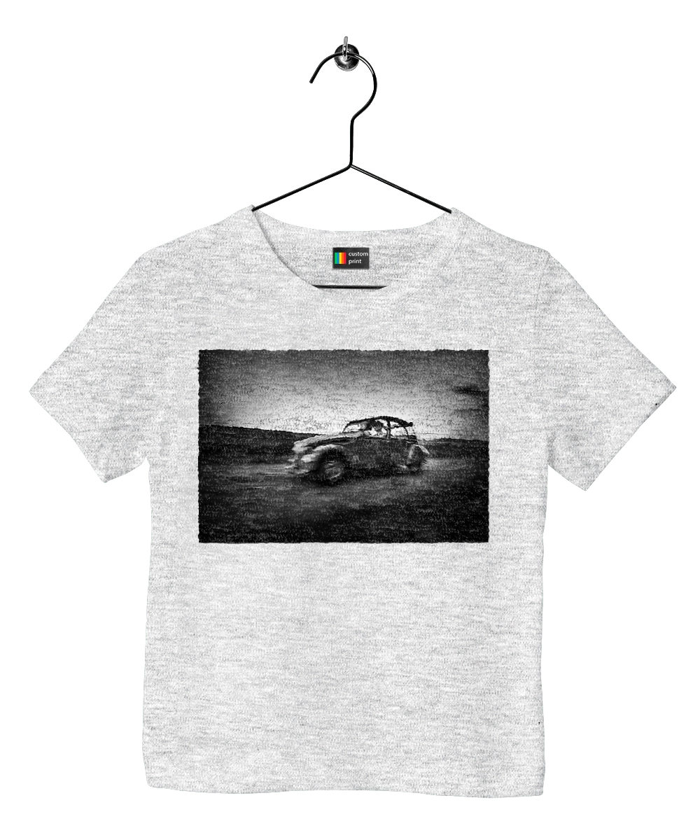 Retro car black and white