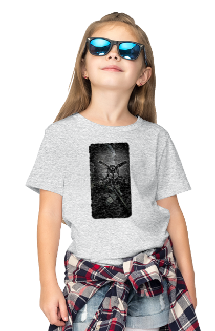 Футболка дитяча з принтом "Слава зсу". Гвинтівка, зброя, літак, перемога, солдат, україна. 2070702