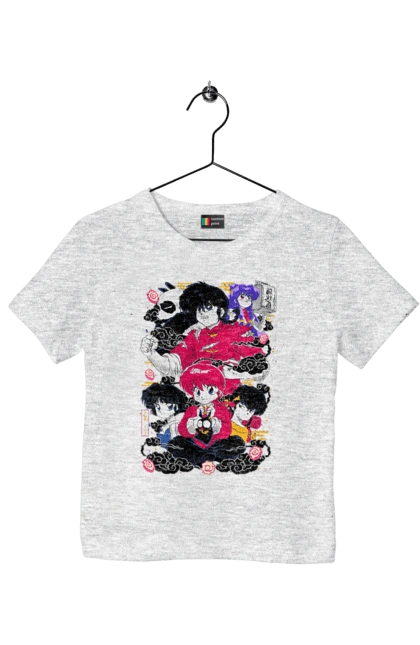 Футболка детская с принтом Ранма 1/2. Shampoo, аниме, боевик, комедия, манга, мистика, ранма, романтика. 2070702