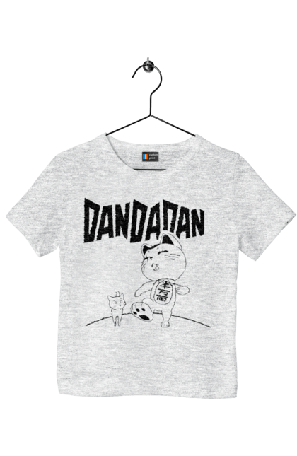 Футболка детская с принтом Дандадан Турбо бабка. Dandadan, turbo granny, yokai, аниме, дандадан, ёкай, манга, турбо-бабка. 2070702