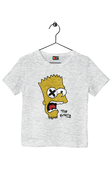 Children's t-shirt with prints Bart Simpson. Bart, cartoon, serial, simpson. 2070702