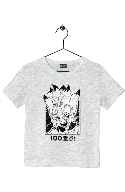 Children's t-shirt with prints Dr. Stone Senku. Anime, dr. stone, ishigami, manga, senku, senku ishigami. 2070702