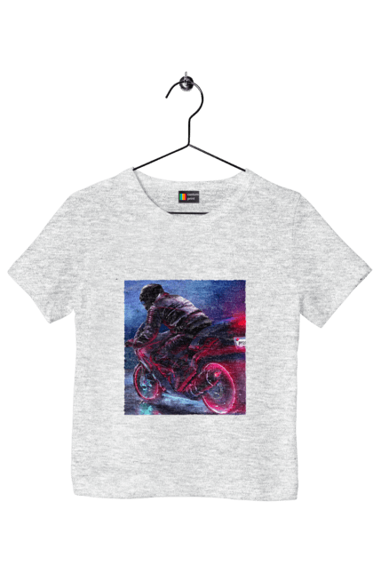Футболка дитяча з принтом "Мотоцикл". Motolove, мотолов, мотоцикл, опві, україна. 2070702