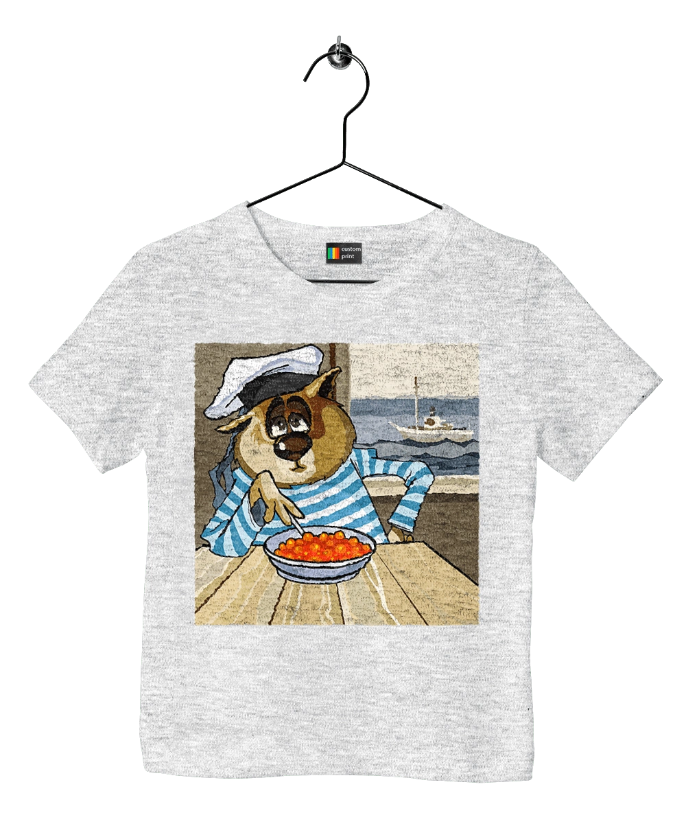 Cat Sailor, On The Ship Eats Red Caviar