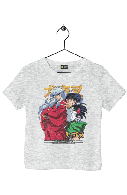 Футболка дитяча з принтом "Inuyasha". Anime, inuyasha, manga, rumiko takahashi, аніме, демон охоронець, манга, руміко такахасі. 2070702