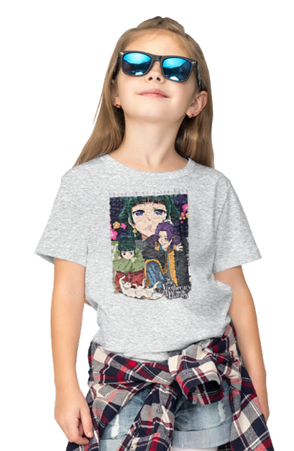 Children's t-shirt with prints The Apothecary Diaries. Anime, apothecary diaries, jinshi, light novel, manga, maomao, pharmacist, pharmacist monologue. 2070702