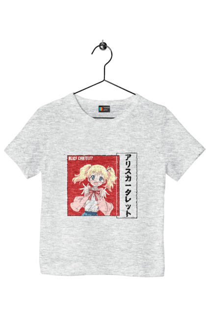 Children's t-shirt with prints Kiniro Mosaic Alice Cartelet. Alice, alice cartelet, anime, gold mosaic, kiniro mosaic, kinmoza, manga. 2070702