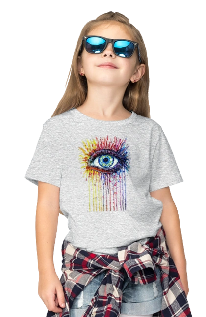 Colorful Flowing Eye