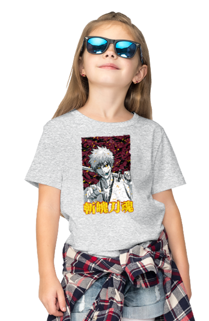 Children's t-shirt with prints Bleach Ichigo Kurosaki. Anime, bleach, ichigo, ichigo kurosaki, manga. 2070702