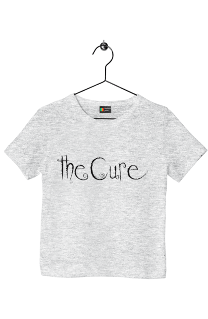 Футболка детская с принтом The Cure. Cure, kiss me, альтернативный рок, готик-рок, группа, дрим-поп, музыка, новая волна, постпанк, рок. 2070702