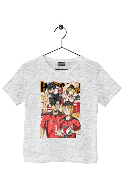 Children's t-shirt with prints Haikyu!! Kuroo and Kenma. Anime, haikyu, kenma, kuroo, manga, sports anime, volleyball. 2070702