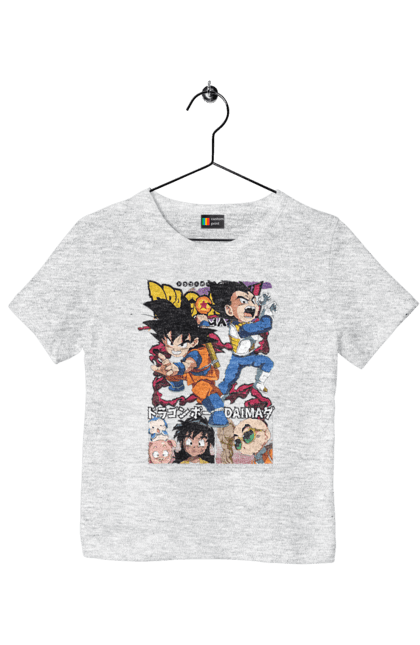 Футболка дитяча з принтом "Перли дракона Дайма". Anime, dragon ball, dragon ball daima, goku, manga, vegeta, аніме, вегета, манга, перли дракона. 2070702