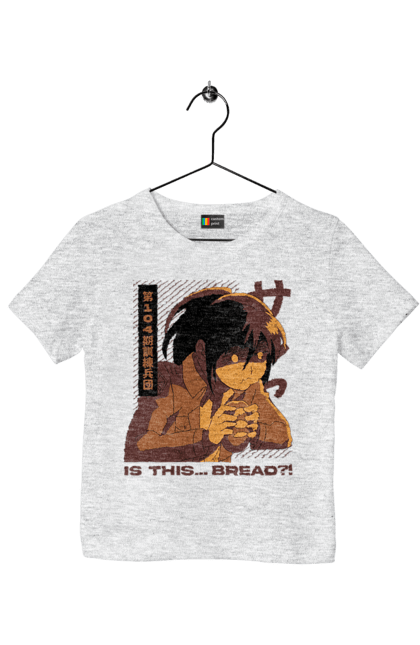 Children's t-shirt with prints Attack on Titan Sasha. Anime, attack on titan, manga, sasha, sasha blouse, shingeki no kyojin, survey corps. 2070702