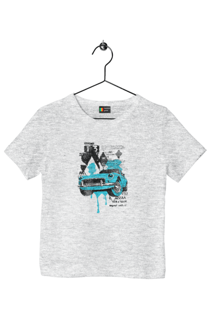 Children's t-shirt with prints Auto. Buy, cool, novelty, rand, sale, sales, to buy. 2070702