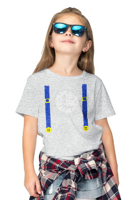 Children's t-shirt with prints Luigi Mario. Brother, character, game, mario, mario bros, nintendo. 2070702