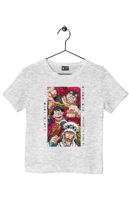 Children's t-shirt with prints One Piece Luffy. Anime, luffy, manga, monkey de luffy, one piece, pirates. 2070702