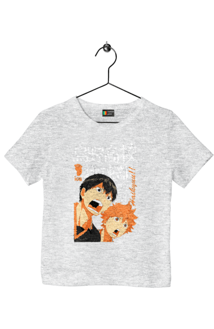 Children's t-shirt with prints Haikyu!! Hinata. Anime, haikyu, hinata, manga, shoyo hinata, sports anime, volleyball. 2070702