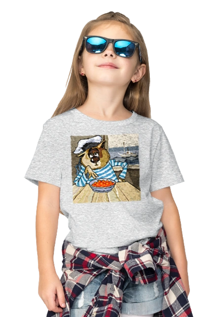 Cat Sailor, On The Ship Eats Red Caviar