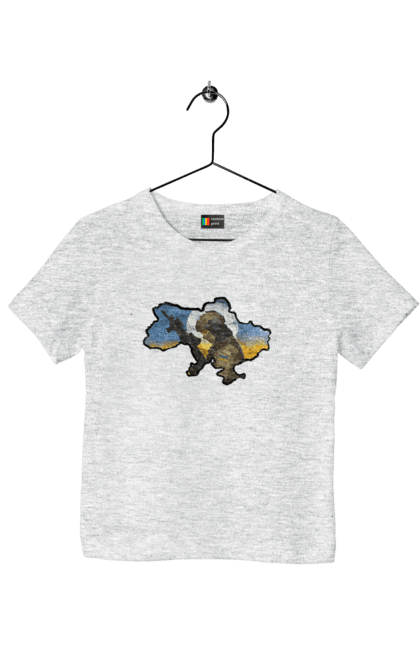 Футболка дитяча з принтом "Слава ЗСУ". Вільна нація, воля, героям слава, мир, свобода, слава зсу, слава україні, україна, чисте небо, щасливі люди. 2070702