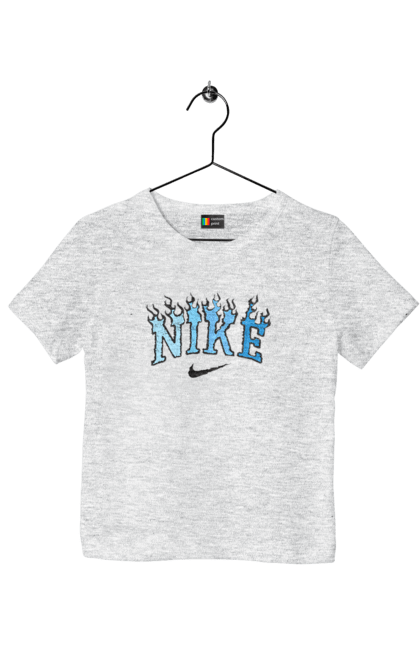 Футболка дитяча з принтом "Nike". Nike, логотип, надпись, найк. CustomPrint.market