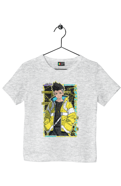 Children's t-shirt with prints Cyberpunk: Edgerunners David. Anime, cd project, cyberpunk, david, edgerunners, game, netflix, video game. 2070702
