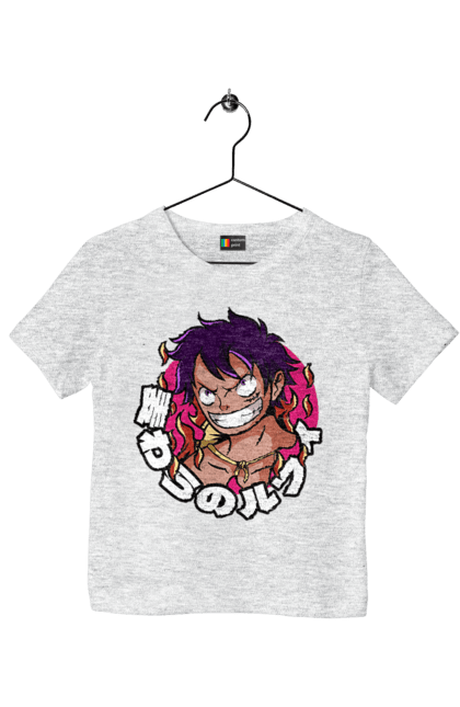 Children's t-shirt with prints One Piece Luffy. Anime, luffy, manga, monkey de luffy, one piece, pirates. 2070702