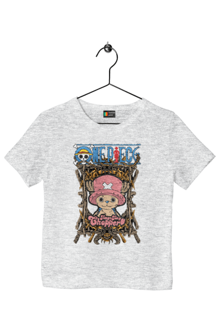 Children's t-shirt with prints One Piece Tony Tony Chopper. Adventures, anime, fantasy, light novel, manga, one piece, tony tony chopper, tv series. 2070702