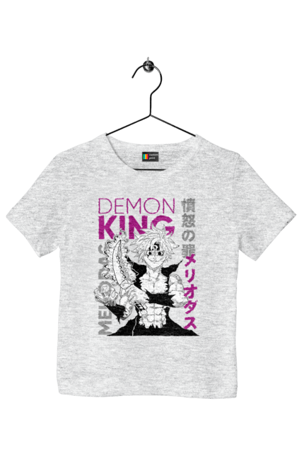 Children's t-shirt with prints Seven Deadly Sins Meliodas. Anime, dragon sin, manga, meliodas, seven deadly sins. 2070702