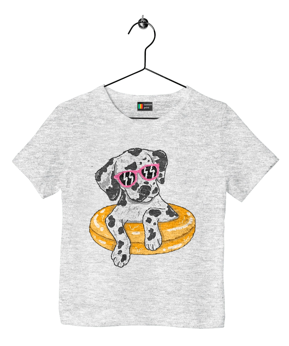 Dalmatian Swims In A Circle