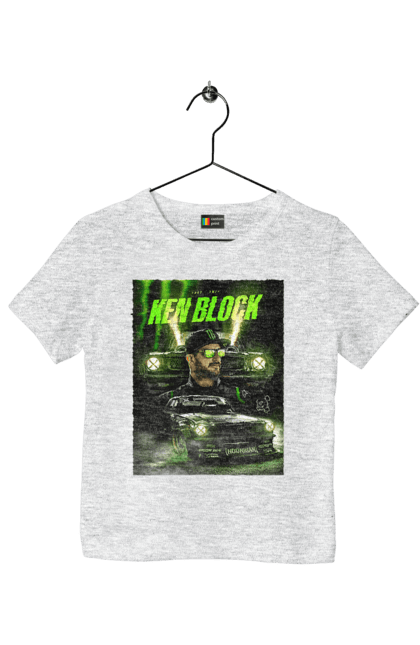 Children's t-shirt with prints Ken Block. Ken block. 2070702