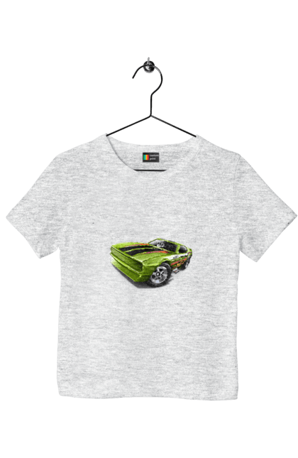 Футболка дитяча з принтом "Спорткар". Авто, автомобіль, кастом, машина, потужне авто, спорткар. 2070702