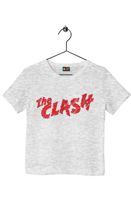 Футболка детская с принтом The Clash. Clash, группа, даб, музыка, панк, панк-рок, реггей, рок, рок-н-ролл. 2070702