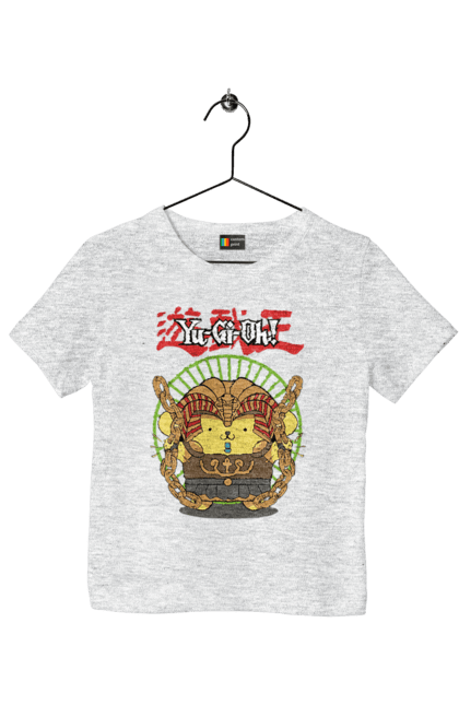 Children's t-shirt with prints Yu Gi Oh! Pompompurin. Brand, character, hello kitty, pompompurin, yu gi oh, yugio. 2070702