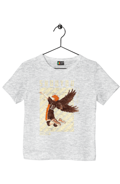 Футболка дитяча з принтом "Волейбол!! Хіната". Anime, haikyu, hinata, manga, shoyo hinata, аніме, волейбол, манга, хіната, шьо хіната. 2070702