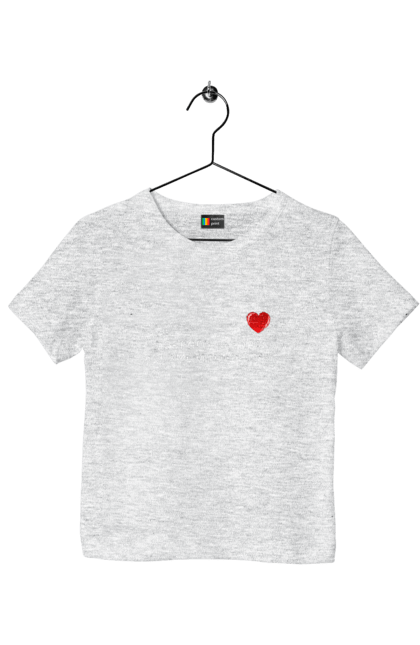 Children's t-shirt with prints Good evening, I`m from Khmelnytskyi. City, good evening, heart, khmelnytskyi, region, ukraine. 2070702
