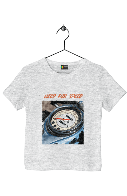 Футболка дитяча з принтом "Мото 3". Байкер, дорогая, мотоцикл, ретро, скорость, спидометр, стиль жизни. 2070702