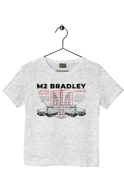 Children's t-shirt with prints M2 Bradley. F16, howitzer, industrious, m2 bradley, nasams, suzanne, zuzana. 2070702