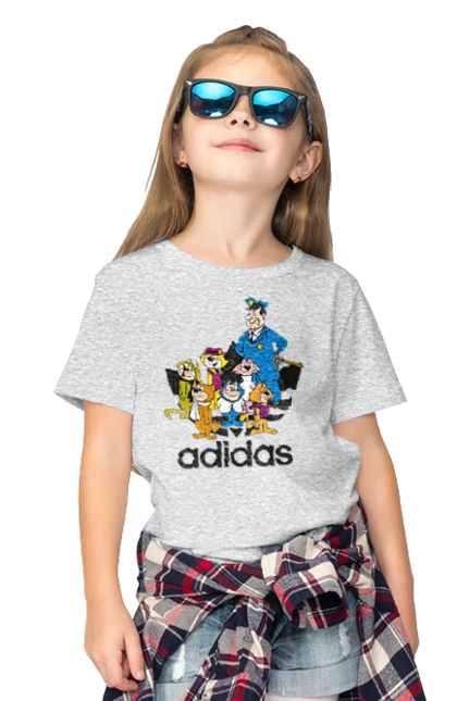 Футболка дитяча з принтом "Adidas Top Cat". Adidas, top cat, адідас, кіт, коти, мульт, мультсеріал. 2070702