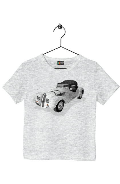 Children's t-shirt with prints Car. Auto, car, classic, old, old machine. 2070702