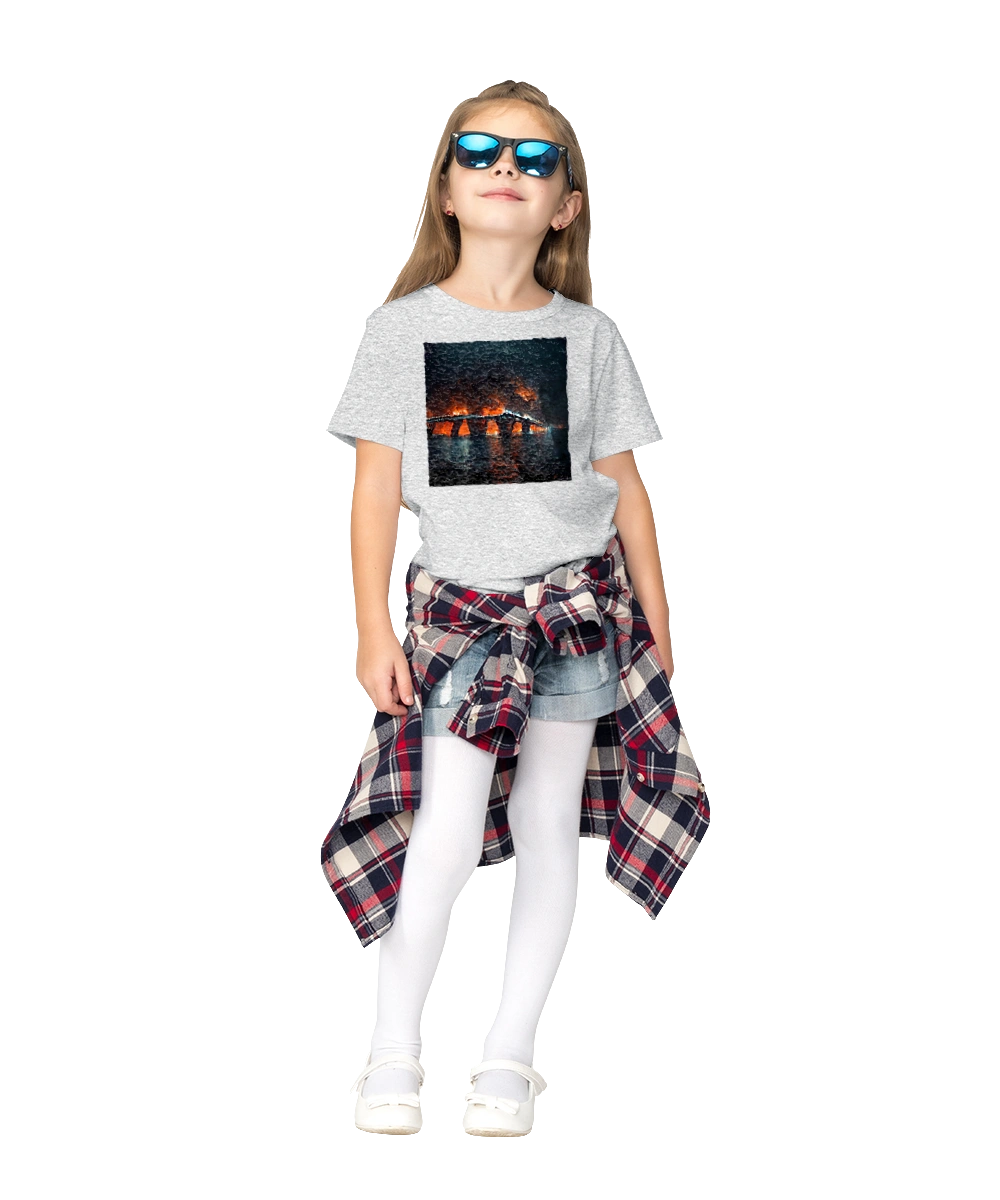 The Crimean bridge is on fire