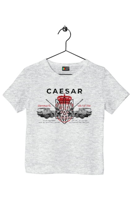 Children's t-shirt with prints Caesar. Caesar, himars, weapon, zaluzhny. 2070702