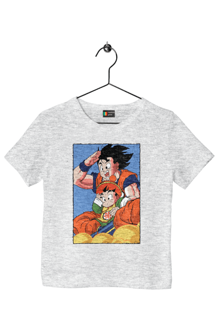 Футболка дитяча з принтом "Перли дракона Гохан". Anime, dragon ball, goku, manga, аніме, гоку, гохан, манга, перли дракона. 2070702