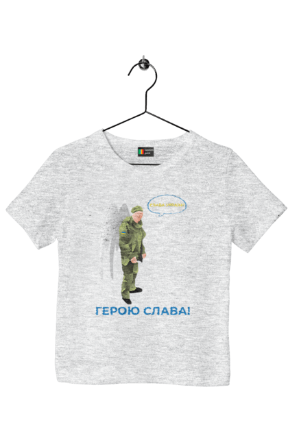 Children's t-shirt with prints Hero Glory. Glory to heroes, glory to ukraine, memory. 2070702