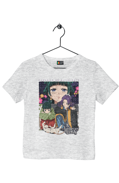 Children's t-shirt with prints The Apothecary Diaries. Anime, apothecary diaries, jinshi, light novel, manga, maomao, pharmacist, pharmacist monologue. 2070702